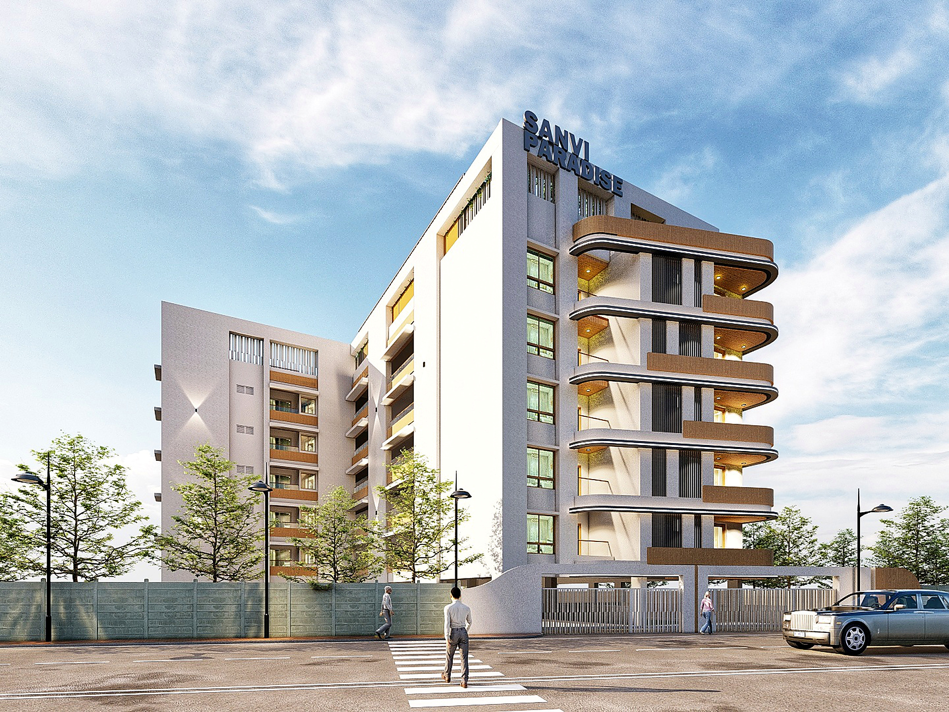 Sanvi Paradise building exterior